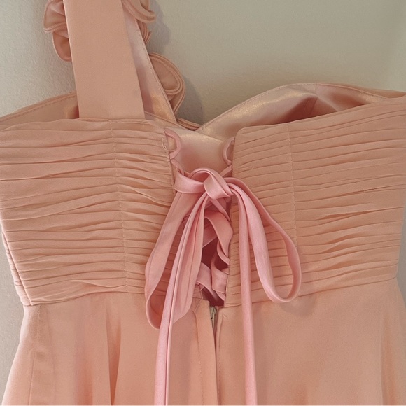 Coral one strap mini dress - Picture 3 of 3